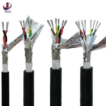 Cable de cadena portacables de par trenzado, blindado y con doble revestimiento y resistente a la flexión